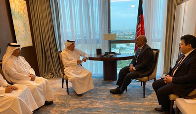 The Minister of State for Foreign Affairs meets with Afghanistan Foreign Minister